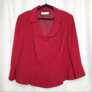 Tahari (Arthur S. Levine) Statement Red Jacket